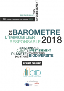 Publication : Résumé Exécutif du Baromètre 2018 de l’Immobilier Responsable